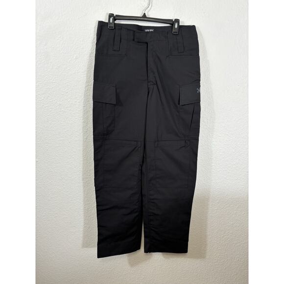 Spec Ops Pants Mens Size 32 32x28 Tactical Black Cargo Cotton Blend Pockets - Picture 2 of 13